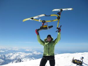 snowbike en navidad